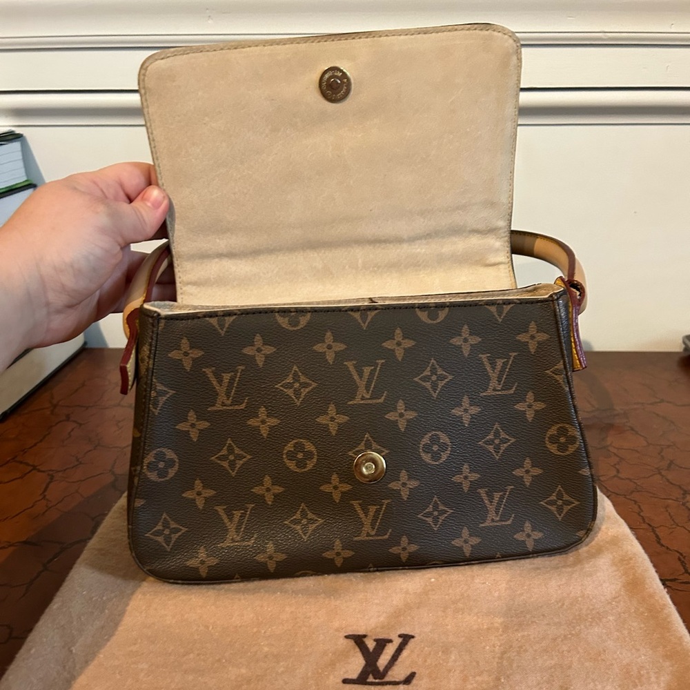 Brown Monogram Shoulder Bag